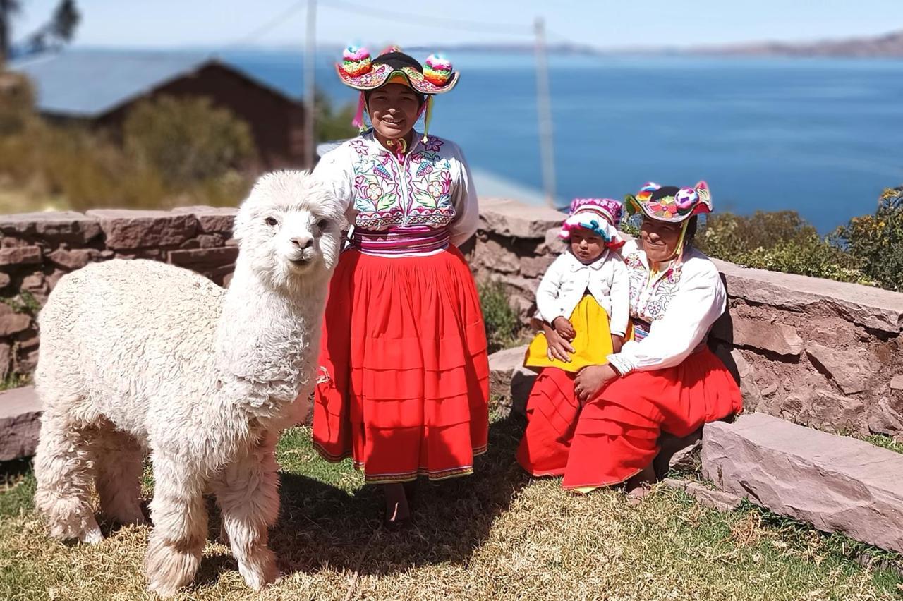 Hospedaje Rural La Florida En Llachon, Titicaca Пуно Екстериор снимка